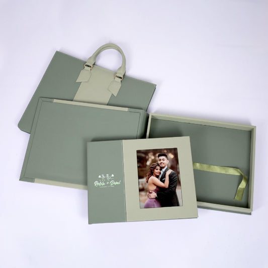 Premium Leather Box With Acrylic Window (SP-25) photo 2