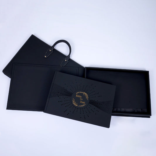 Premium Leather Box With Text Varnish (SP-19) photo 2