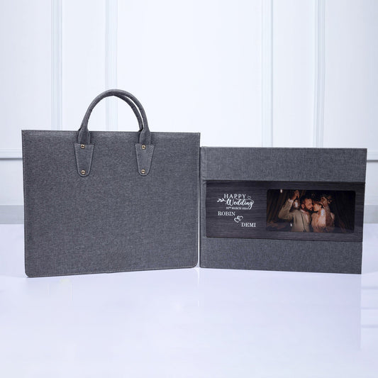 Wooden Cover With Photo and Text Print (CST-07) photo 2
