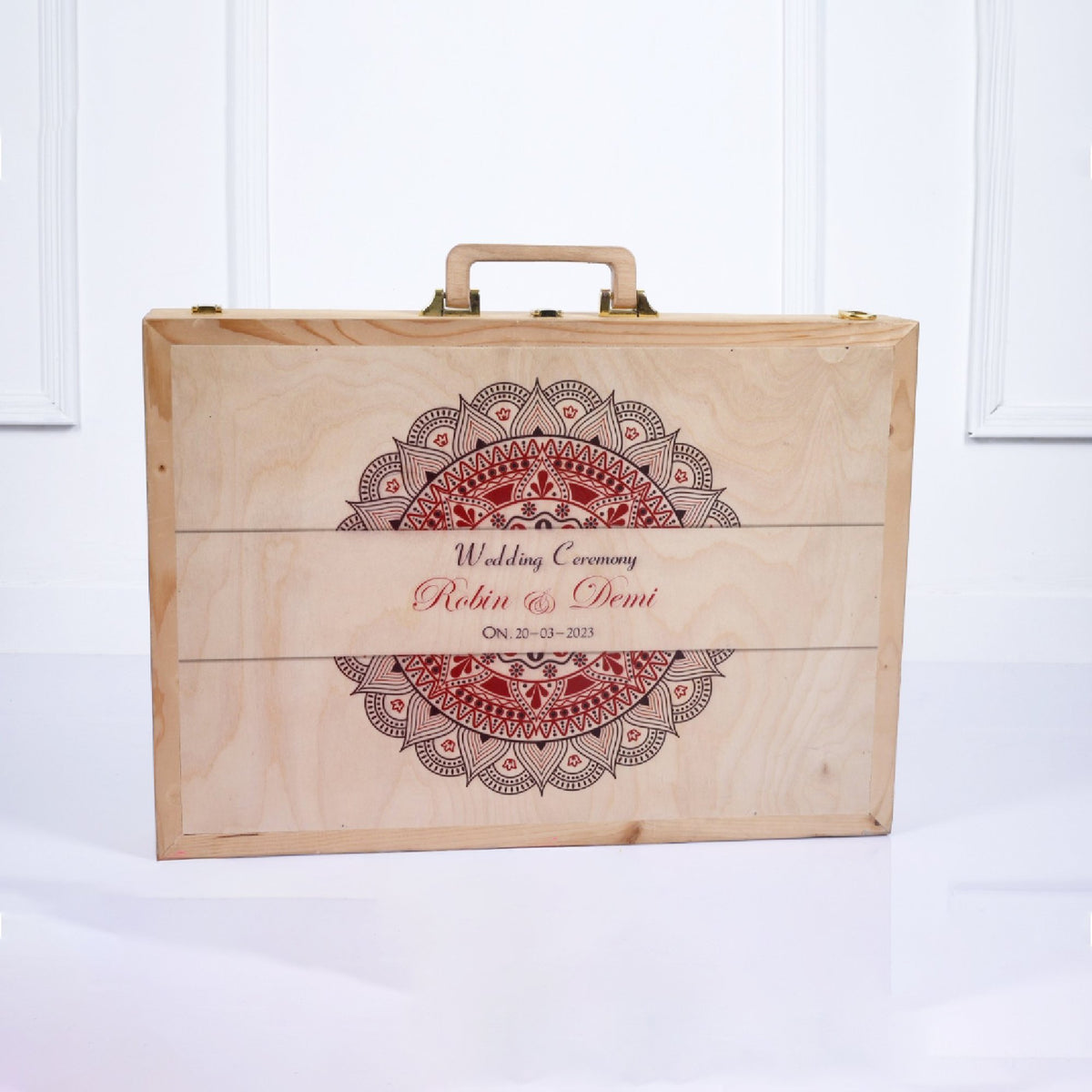 Wooden Double-Decker Briefcase (RB-01) photo 3