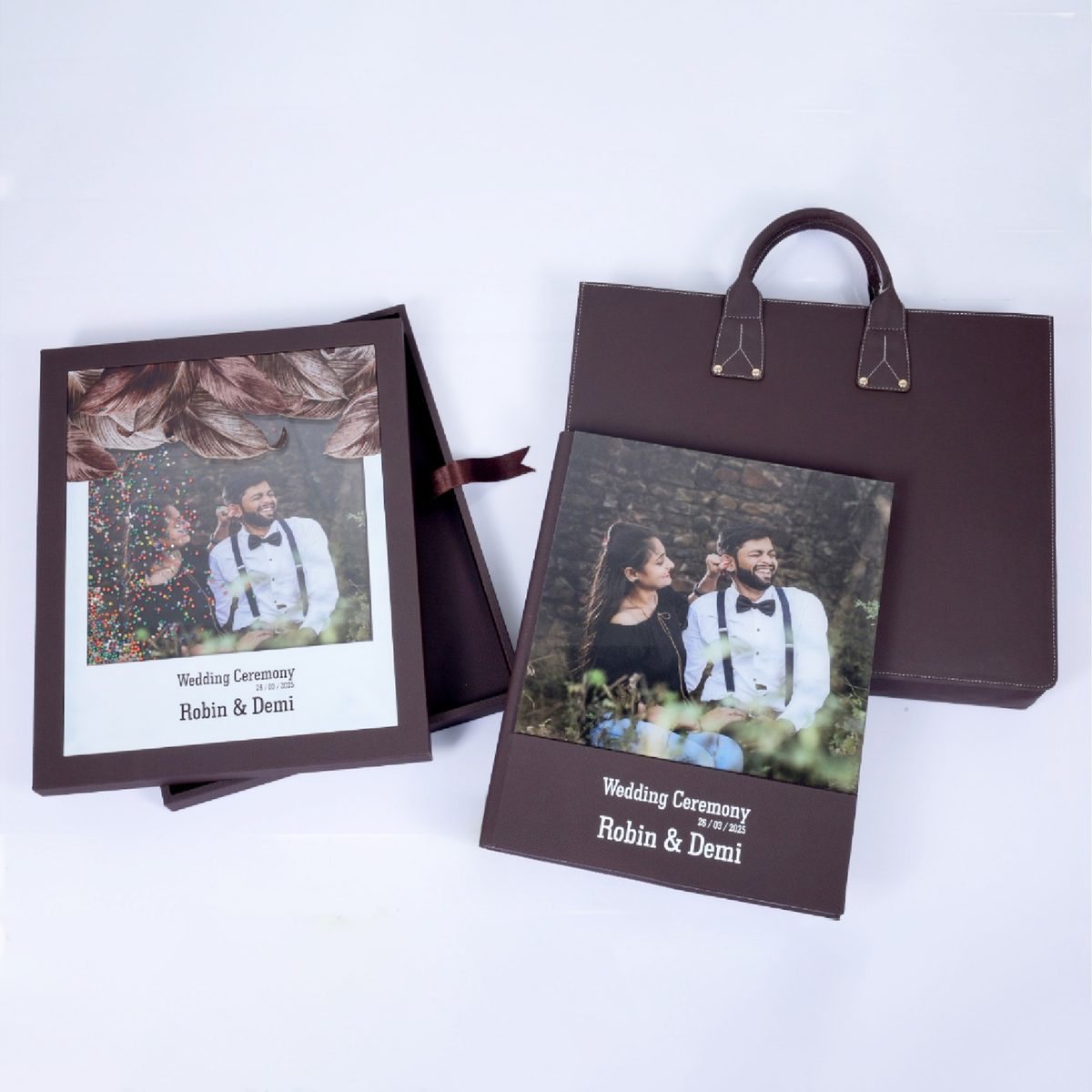 Elegant Album Box with Acrylic Window