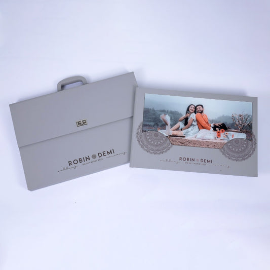 Elegant Briefcase with Text Printing (GR-02) photo 1
