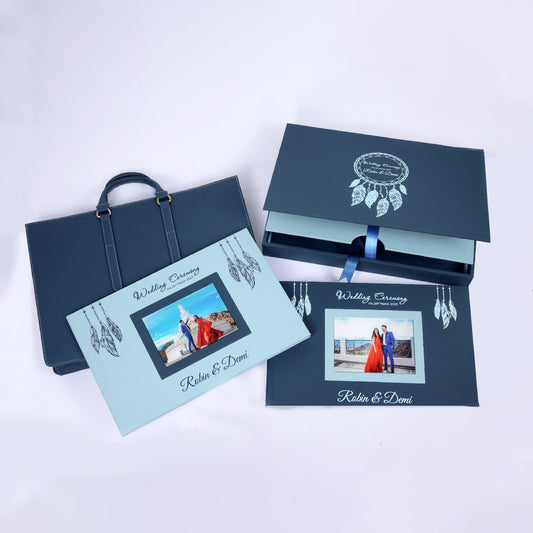 Premium Leather Box for 2 Albums (SG-07) photo 1