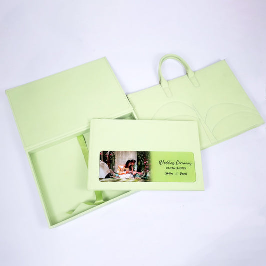 Premium Leather Box With Acrylic Window (SP-20) photo 2