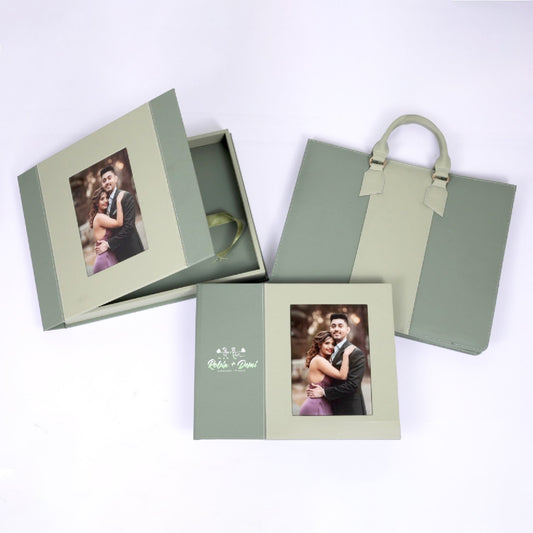 Premium Leather Box With Acrylic Window (SP-25) photo 1