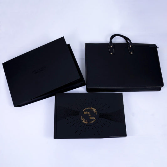 Premium Leather Box With Text Varnish (SP-19) photo 1