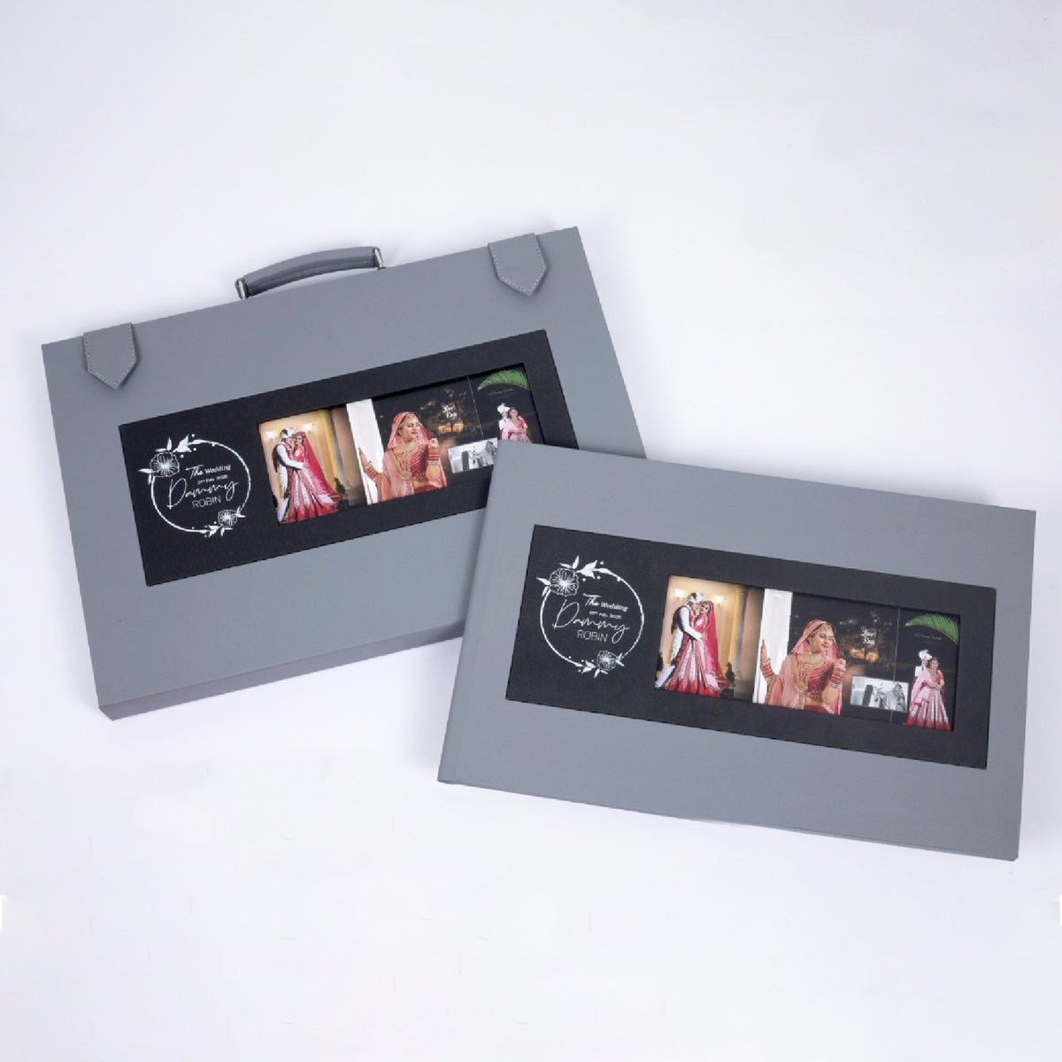 Simple Look Briefcase with Text Print Frame (GR-06) photo 1