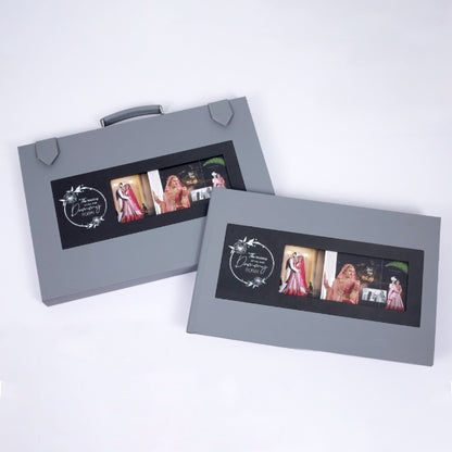 Simple Look Briefcase with Text Print Frame (GR-06) photo 1