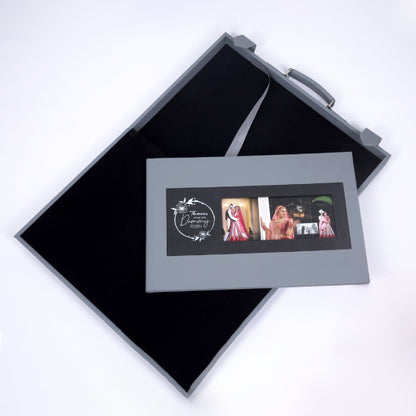 Simple Look Briefcase with Text Print Frame (GR-06) photo 2