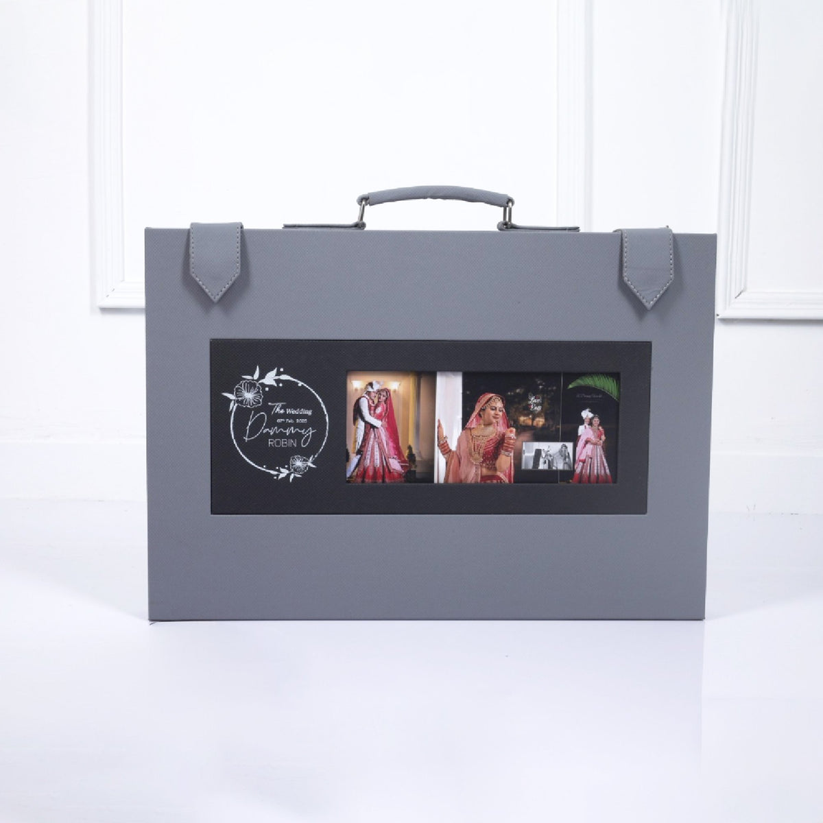 Simple Look Briefcase with Text Print Frame (GR-06) photo 3