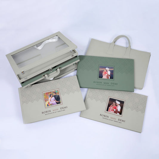 Triple-Decker Briefcase with Acrylic Front Panel (SG-04) photo 1