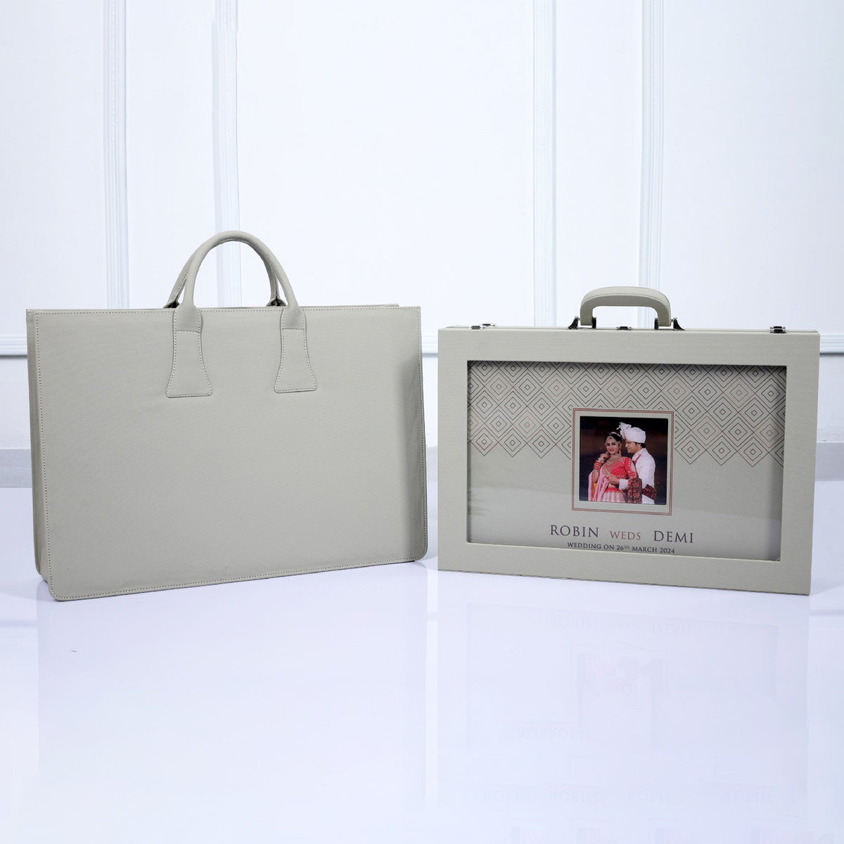 Triple-Decker Briefcase with Acrylic Front Panel (SG-04) photo 3