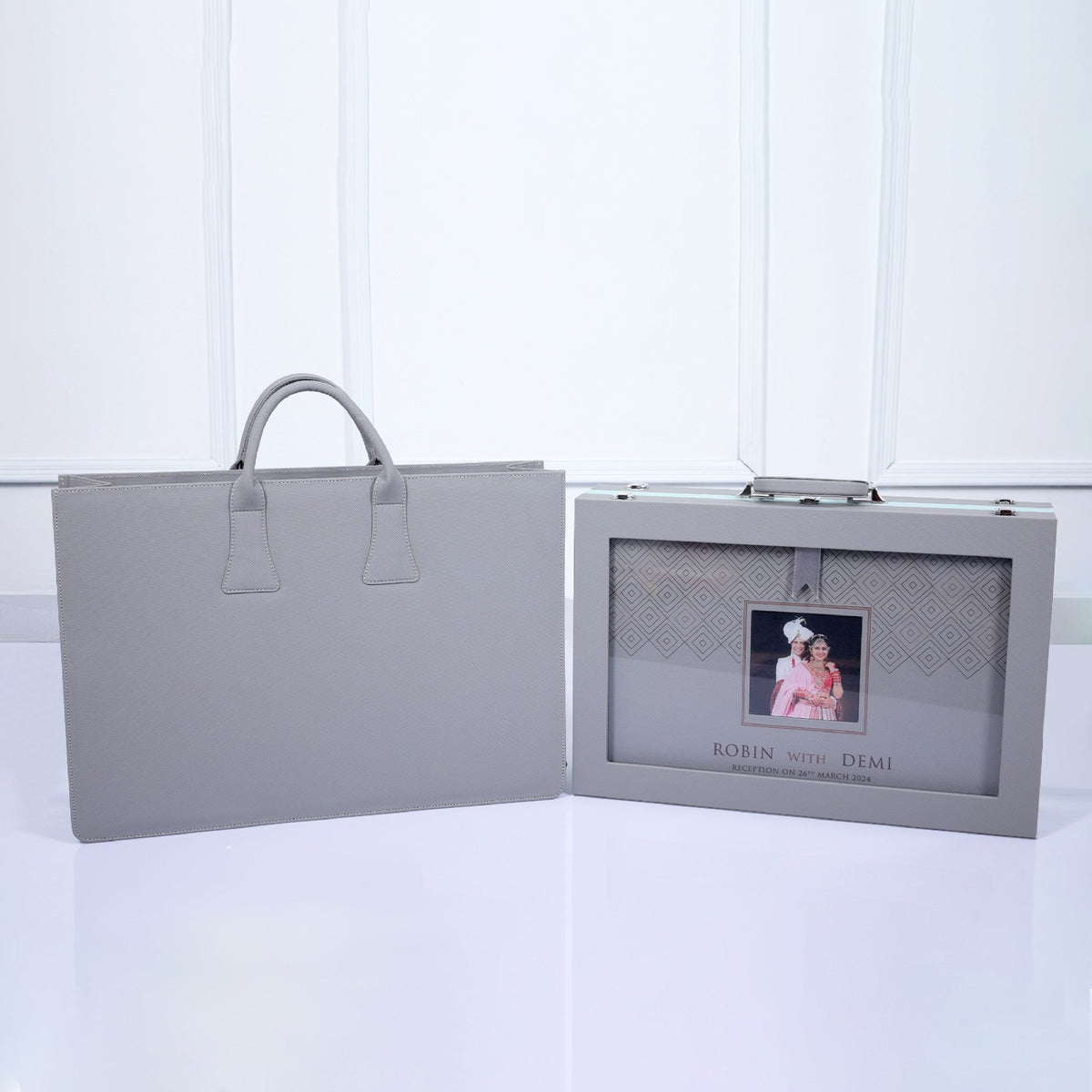 Triple-Decker Briefcase with Acrylic Front Panel (SG-05) photo 3