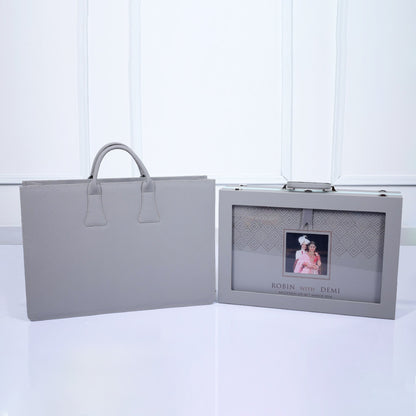 Triple-Decker Briefcase with Acrylic Front Panel (SG-05) photo 3