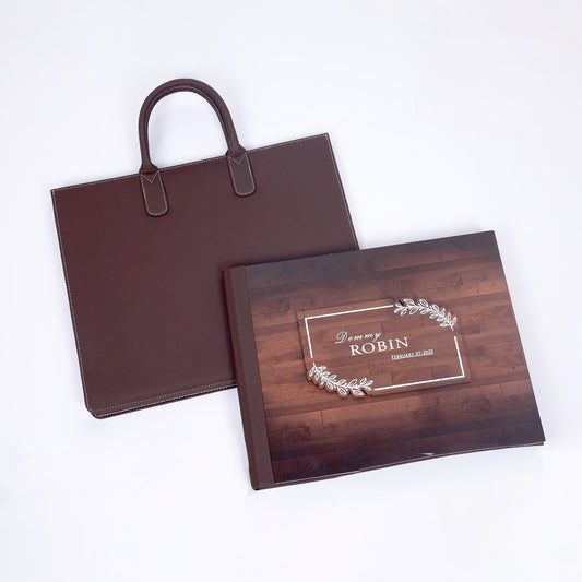 Wooden Cover With Text Printing (CST-05) photo 1