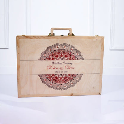 Wooden Double-Decker Briefcase (RB-01) photo 3